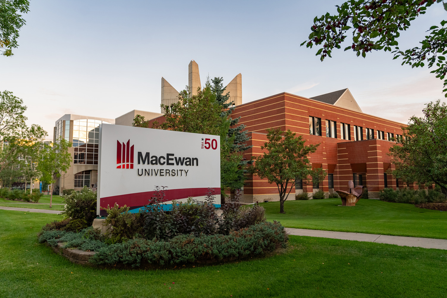 Image of MacEwan University east side sign