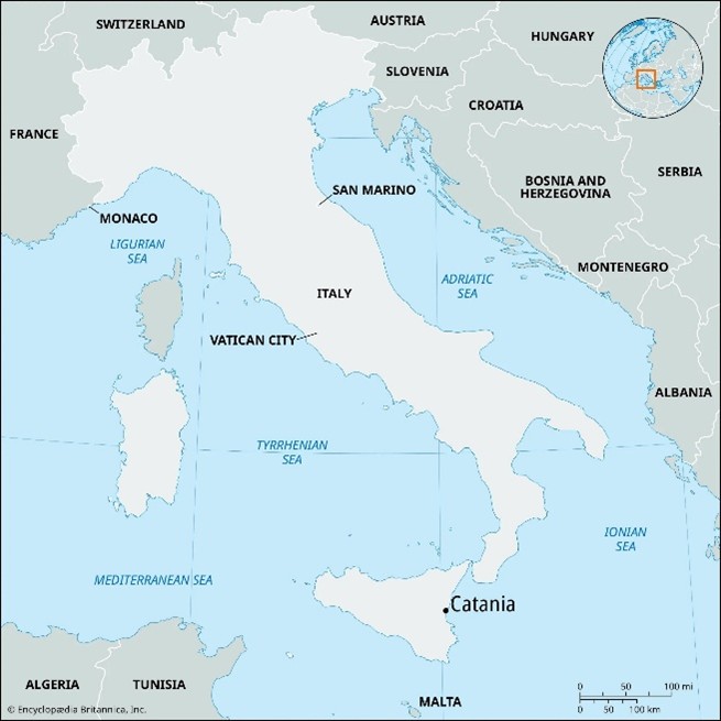 Map of Italy